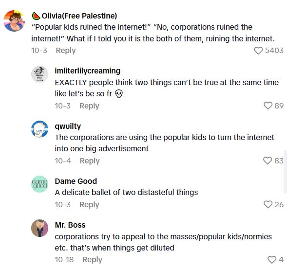 Comment 2 21 The Internet Used To Be Very Small And Only Used By Nerds And Other Unpopular Groups, But That Has Changed, And Maybe Not For The Better