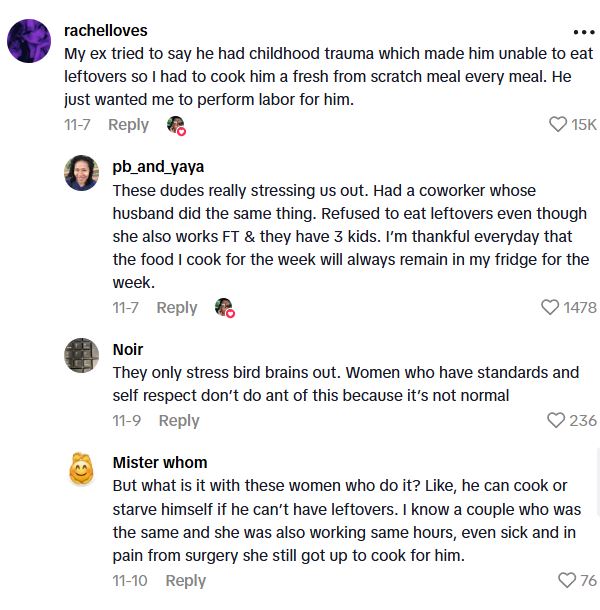 Comment 2 71 Some Couples Will Fight About Everything, But The Men In This Womans Life Are Apparently Food According To A Viral Video
