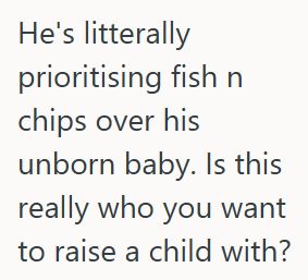Comment 3 23 Her Husband Missed The Ultrasound Appointment For Their Baby With A Bad Excuse, So She Wont Tell Him The Gender, And He Is Calling Her Petty