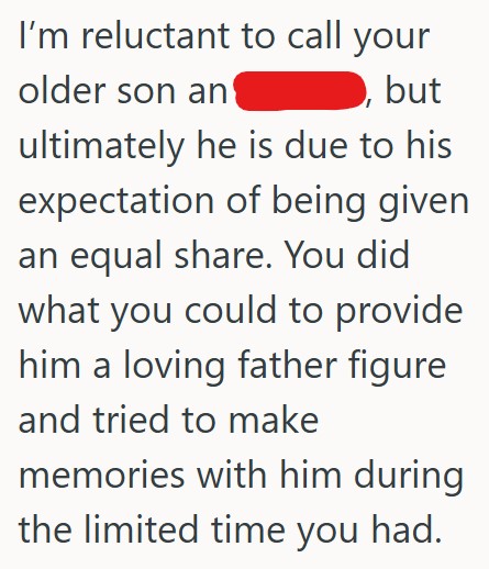 Comment 4 38 Dad Didnt Teach His Oldest Son A Skill That He Taught His Younger Kids, And Now That The Younger Kids Turned This Skill Into A Successful Business, The Oldest Kid Feels Slighted