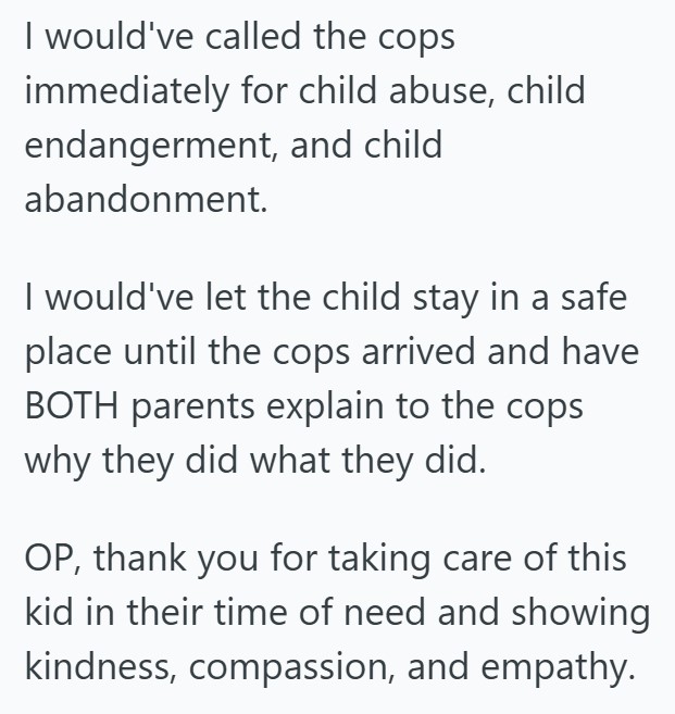 Comment 5 21 After Witnessing A Young Kid Getting Kicked Out Of His Parents Car And Having To Walk On A Busy Road, She Picked Him Up And Let The Kid Ride Her Horse To Keep Him Safe