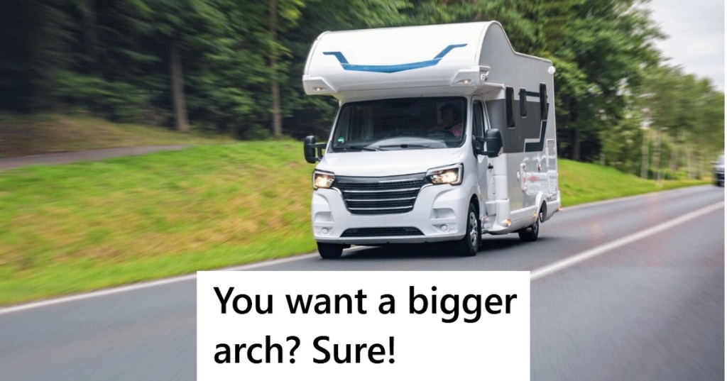 RV on the road