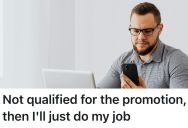 Worker Was Given The Workload Of Supervisor Who Left, But Without The Title Or Salary, So He Stops Doing That Work Until The Boss Insults And Fires Him