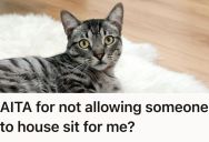 Woman Made Arrangements For A Friend To Watch Her Cats While She’s Away, But Her Mom Is Trying To Convince Her To Let Her Uncle Housesit