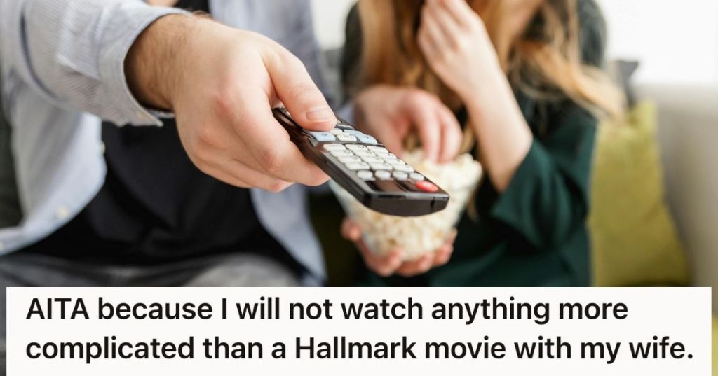 Man and woman watching TV