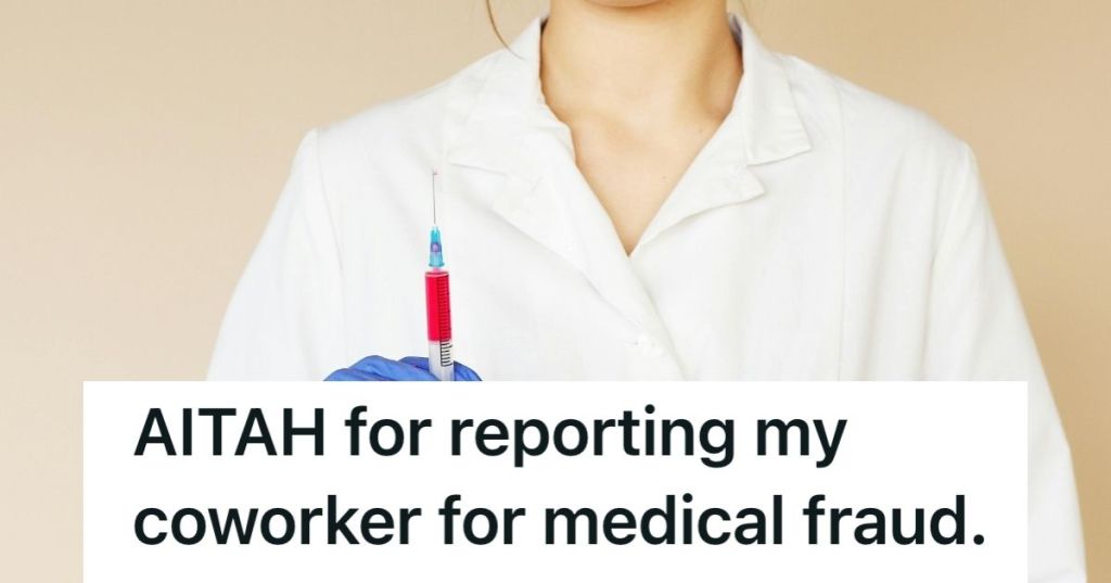 Nurse holding an injection needle