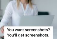 Daughter Is Annoyed By Her Mom’s Insistence She Show Her Everything She Is Doing For A School Assignment, So She Took A Screenshot Of Every Step And Added A Logo