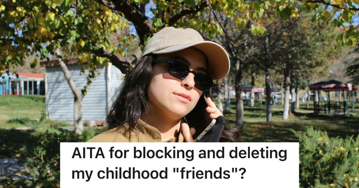 Woman listening to phone, looking annoyed