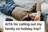 Man Is Always Left With The Smallest Bed Whenever The Family Goes On A Trip, So He Plans To Call Them Out On It