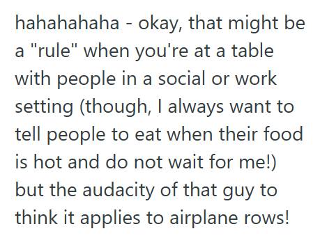 Food 3 Hungry Passenger Ate Her Preordered Vegetarian Meal On A Flight, But Her Seatmate Accused Her Of Being Rude For Not Waiting