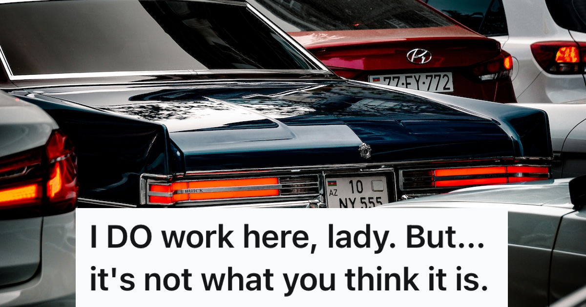 Man Works At A Funeral Home Which Used To Be A Car Dealership, So A Foreign Couple Came Up To Him Wanting To Buy A Car Cars parked in a parking lot