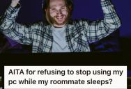 His Roommate Asked Him To Stop Using His PC At Night Because The Sound Keeps Him Awake, But He Refused Since He Just Bought A Silent Mouse And Keyboard