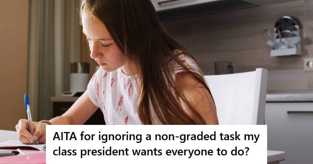 Girl’s Class President Demands Videos For A Competition, But Since A Student Needs To Focus On Studying, She Refuses To Participate