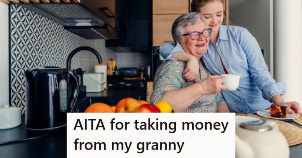 Grandma and granddaughter