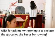 Student Got Fed Up With Roommate Constantly Taking Her Groceries Without Replacing Them, So She Labeled Everything And Was Called Selfish For It