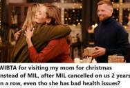 Mom Got Tired of Boyfriend’s Mother Canceling Christmas Two Years In A Row, So She Wants To Visit Her Own Mom This Year