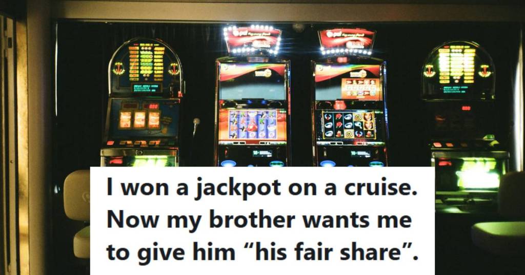 Slot machines in a cruise ship casino, waiting for someone to hit the jackpot