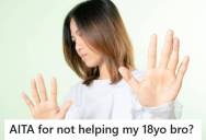 Sister Refused To Lend A Car To Her Younger Brother After He Ignored His Own Car Repairs, And It Forced Him To Run To Another Sibling To Bail Him Out