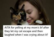 Teen Confronts Her Mom’s Boyfriend After He Leaves The Door Open And Their Cat Escapes, But He Laughs At Her Tears And Her Mom Takes His Side