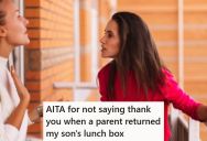 Her Child’s Lunchbox Went Home With Another Student, And It Took A Month For The His Parents To Return It