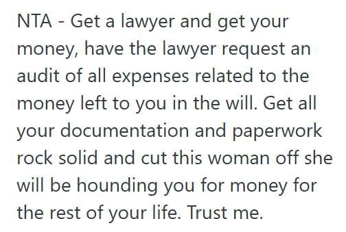 Mom 1 College Students Grandfather Left Her Money In His Will To Pay For Her Education, But Her Mother Wants Her To Keep This Money For Herself