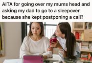 Young Woman Asked Her Dad If She Can Go To A Sleepover After Her Mom Already Said No, So Her Mom Got Furious Because She Went Over Her Head