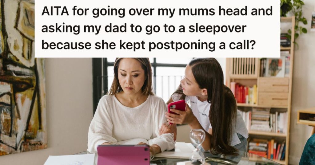 Young Woman Asked Her Dad If She Can Go To A Sleepover After Her Mom ...