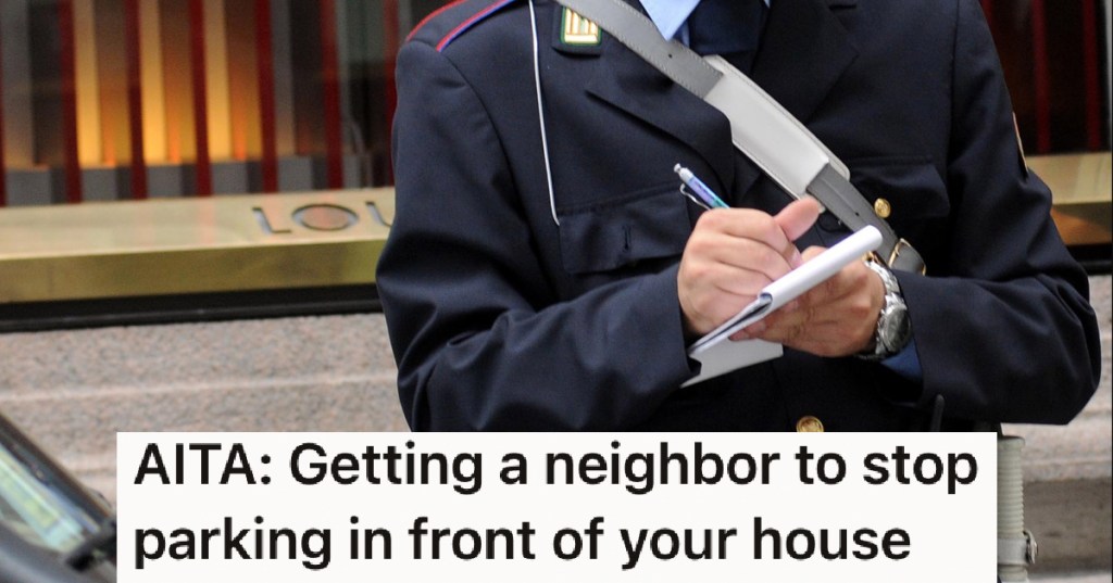 cop writing a ticket