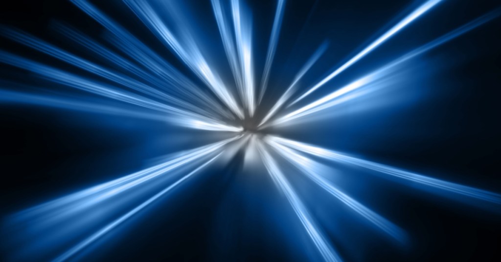 Abstract representation of neutrinos.