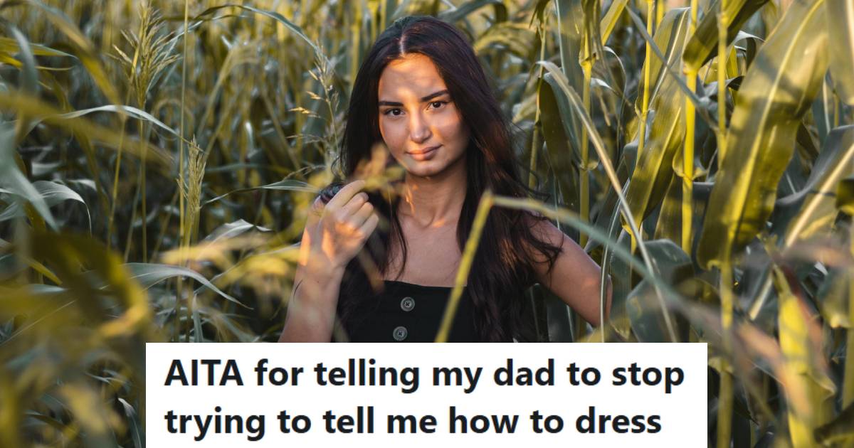 Woman posing for a photographer in the middle of a corn field