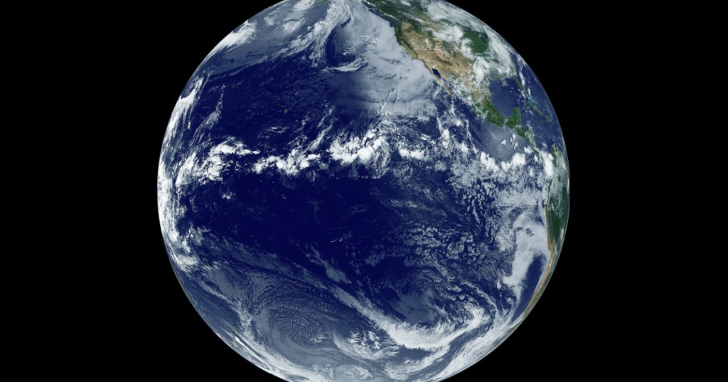 Pacific Ocean From Space