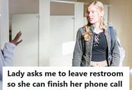 State Employee Tried To Use A Work Restroom, But Was Told To Leave For A Coworker’s Phone Call