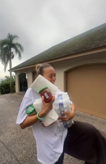 Carrying goods to safety