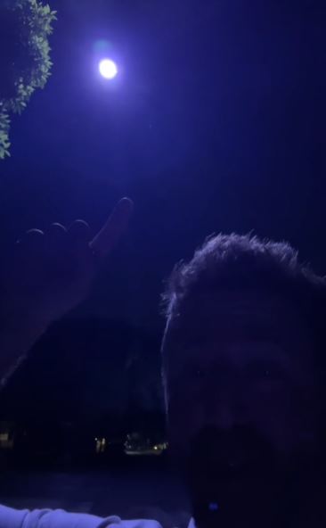 Purple Street Lights