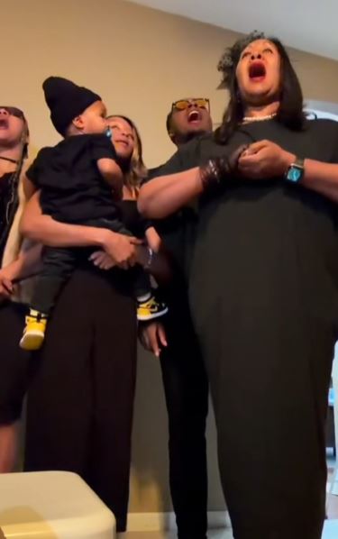 Family giving up pacifier