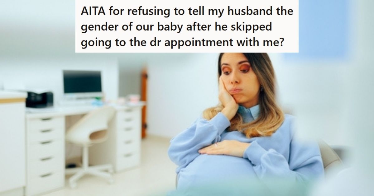 Upset pregnant woman