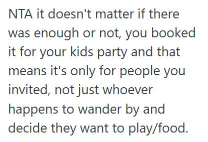 Private 3 Mother Hosts A Private Birthday Party For Her Son, But When A Strangers Family Crashes The Event And Demands Food, She Stands Her Ground And Has Them Thrown Out