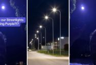 ‘Blue and violet-saturated light worsens people’s ability to see the details.’ – Street Lights With LEDs Are Turning The Light Purple And Causing Safety Issues