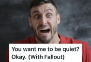 Light-Footed Man Was Told To Be More Quiet, So He Stopped Talking At Work And Ended Up Unintentionally Jump-Scaring People Instead