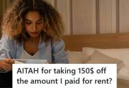 Woman Paid Her Sister’s Overdue Electric Bill To Get The Power Back On, So She Took $150 Off Her Rent Payment