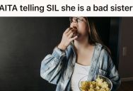 Her Sister-In-Law Ate The Treats Meant For Her, So She Called Her A Bad Sister, But It Struck A Nerve She Didn’t Expect