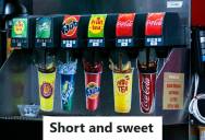 Deli Worker Tried To Give A Customer A Large Drink For The Price Of A Small, But She Got Confused And Angry At The Kind Gesture