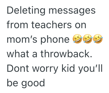 Screen Shot 2025 11 07 at 10.18.23 AM Student Decided To Skip Class, But A Teacher Texted Their Parents. But One Of Them Deleted The Message So Her Parents Wouldnt Find Out.