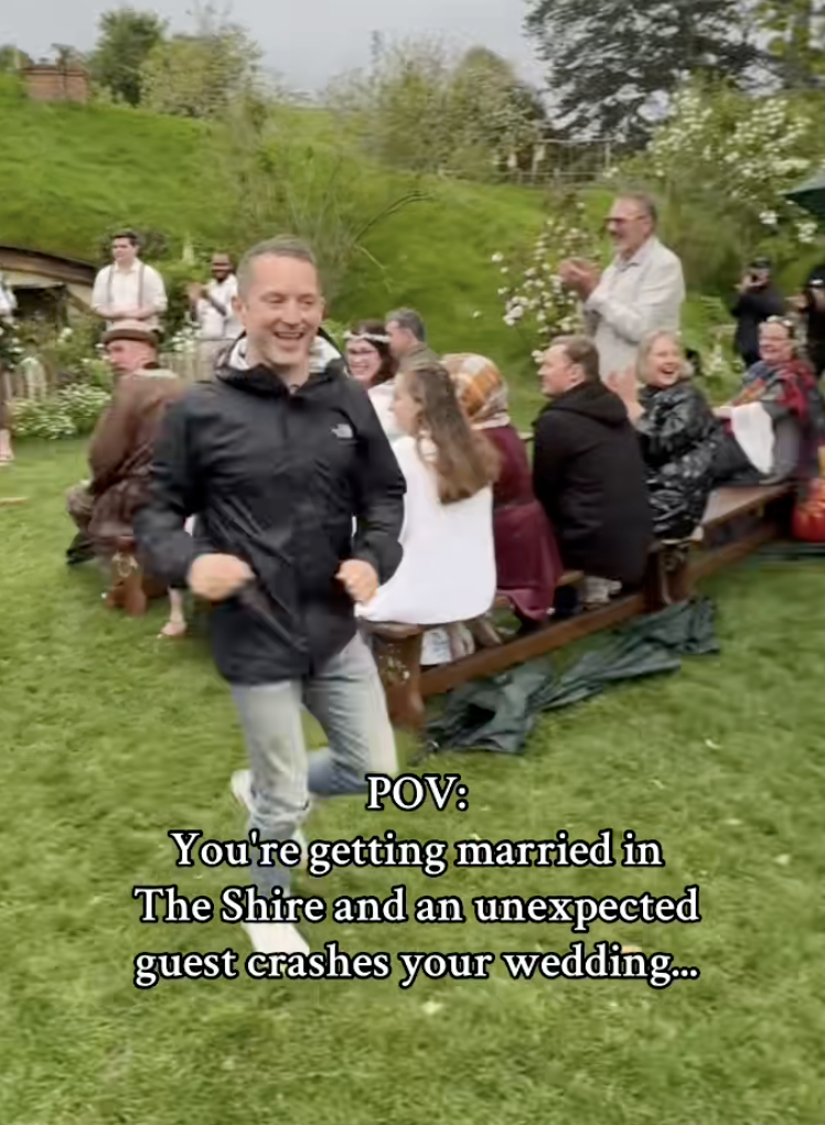 elijah wood at a wedding