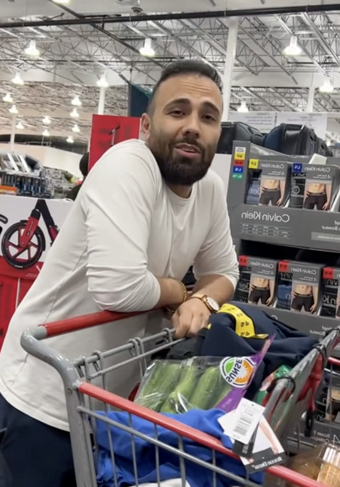 man shopping at a store