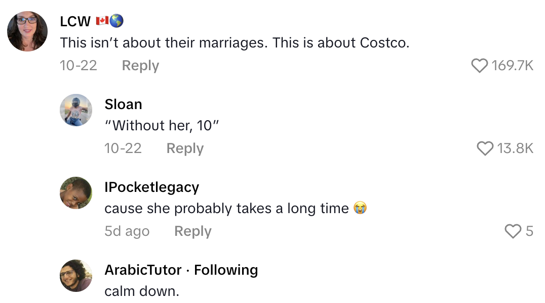 Screenshot 2025 11 02 at 2.32.19 PM Men Admitted How They Feel About Shopping With Their Wives At Costco.   Without her: 10.