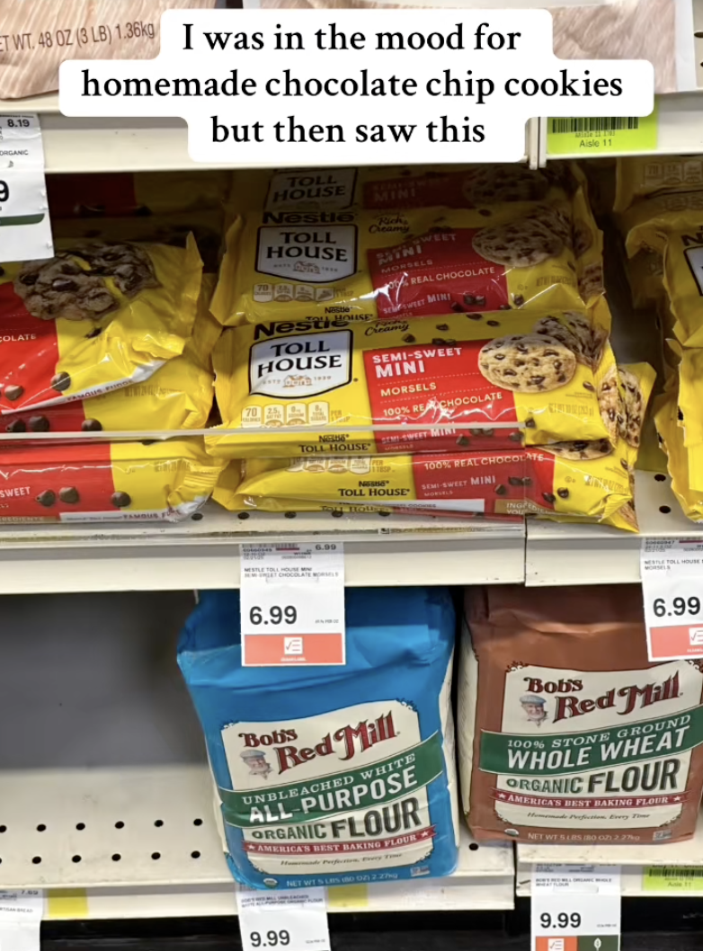 chocolate in a grocery store