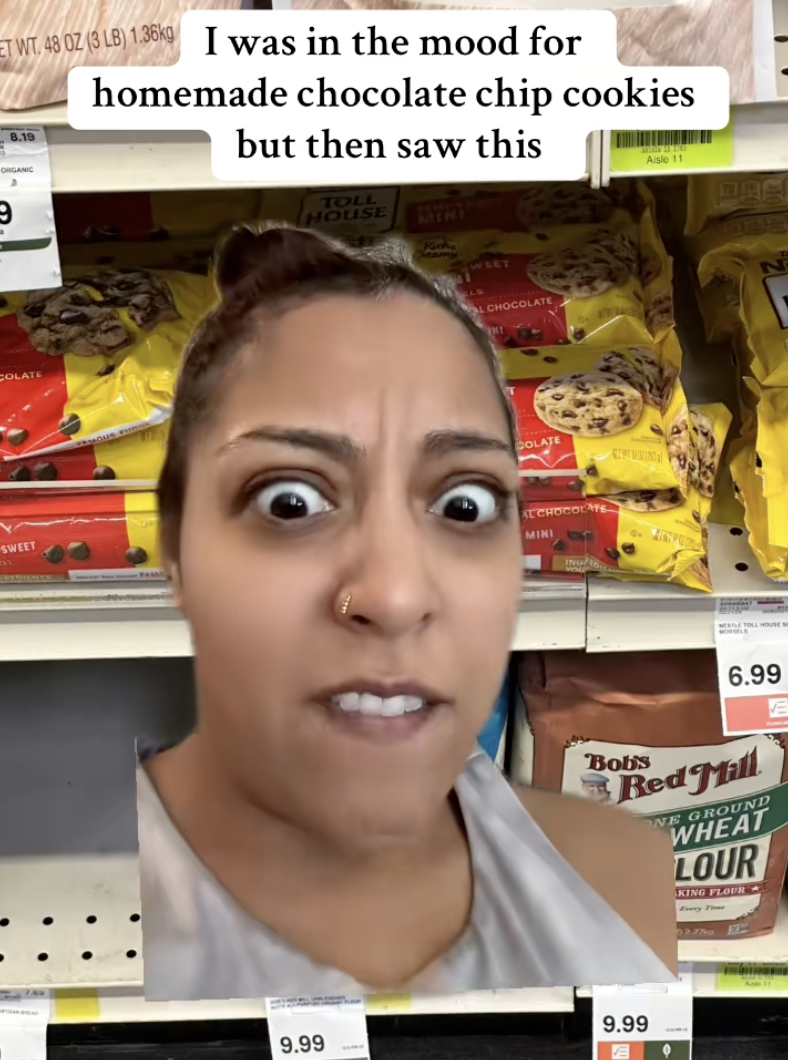 woman at a grocery store