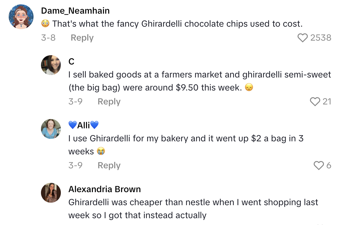 Screenshot 2025 11 02 at 2.37.57 PM A Shopper Sounded Off About How Expensive Chocolate Chips Have Gotten