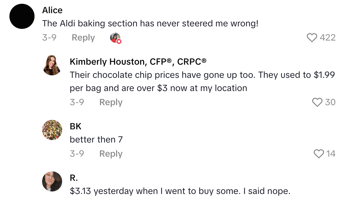 Screenshot 2025 11 02 at 2.38.14 PM A Shopper Sounded Off About How Expensive Chocolate Chips Have Gotten